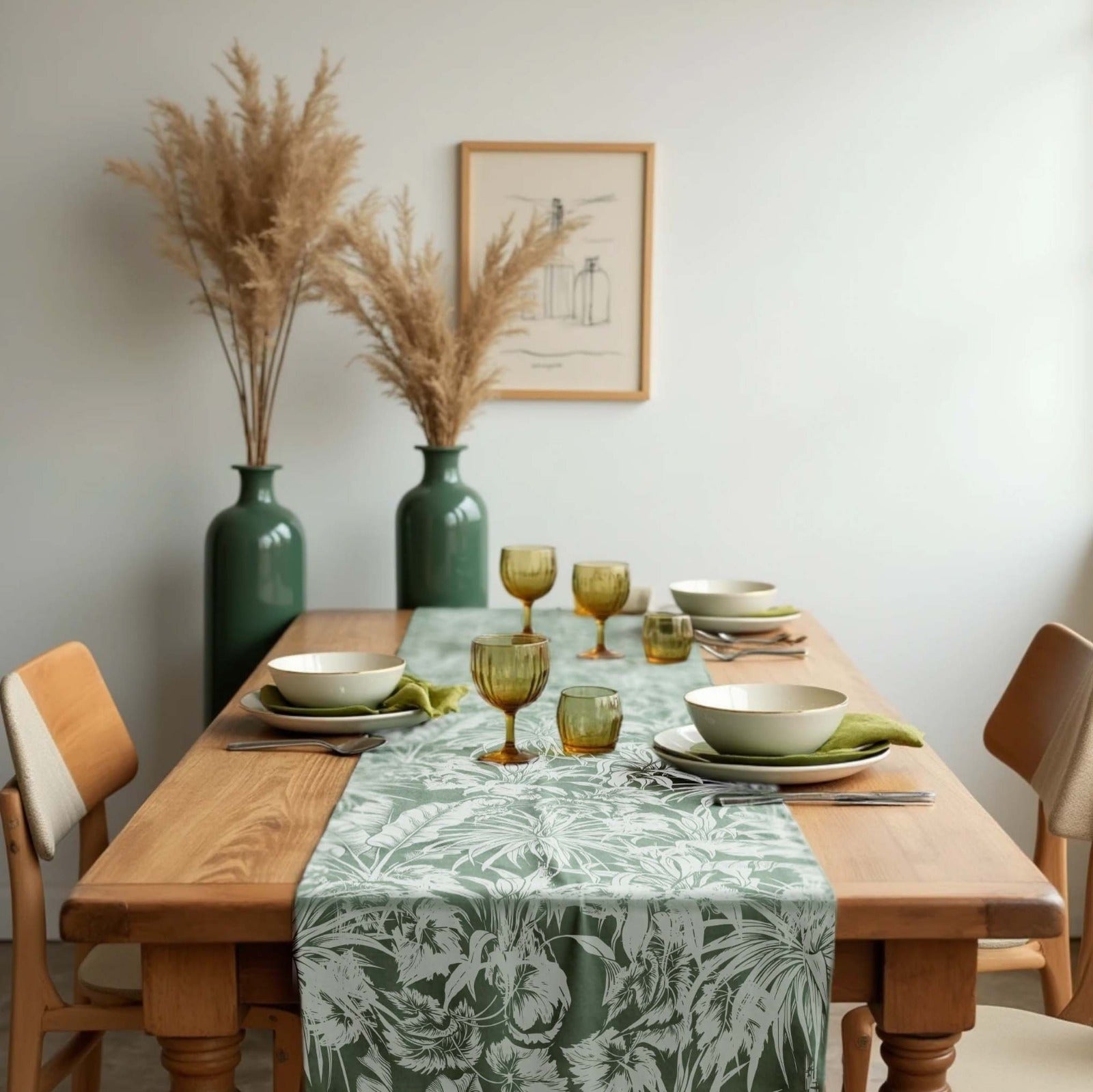 Emerald Elegance Runner