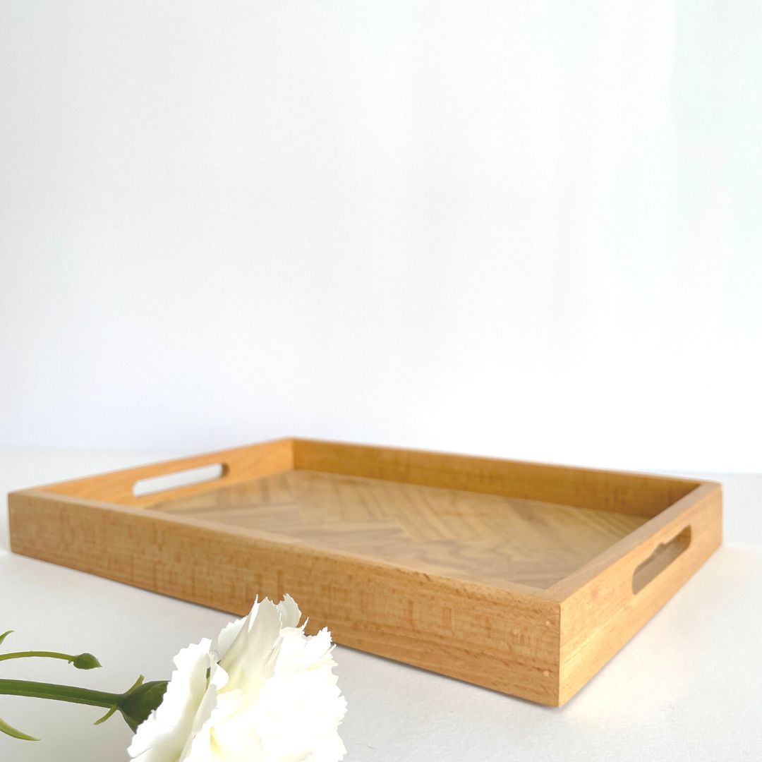 Zen wood tray