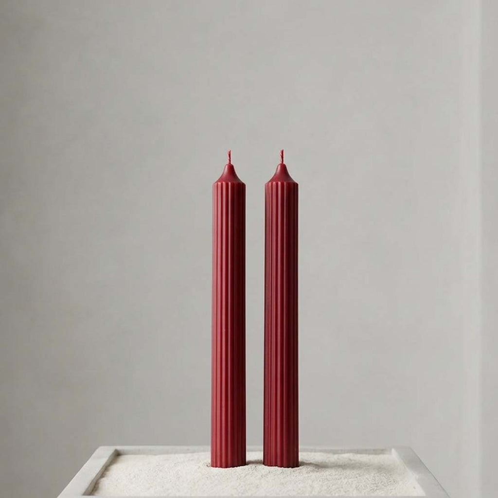 شموع Ribbed trio