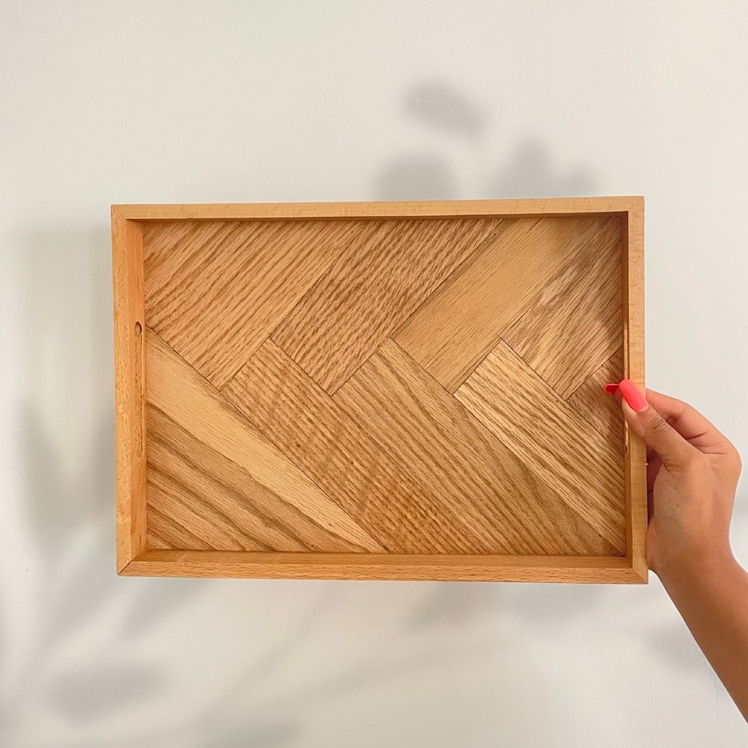 ZigZagZest wood tray