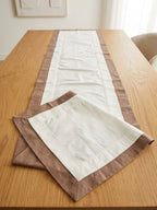 Mocha Layered Table Runner ( 6 to 8 Seaters )