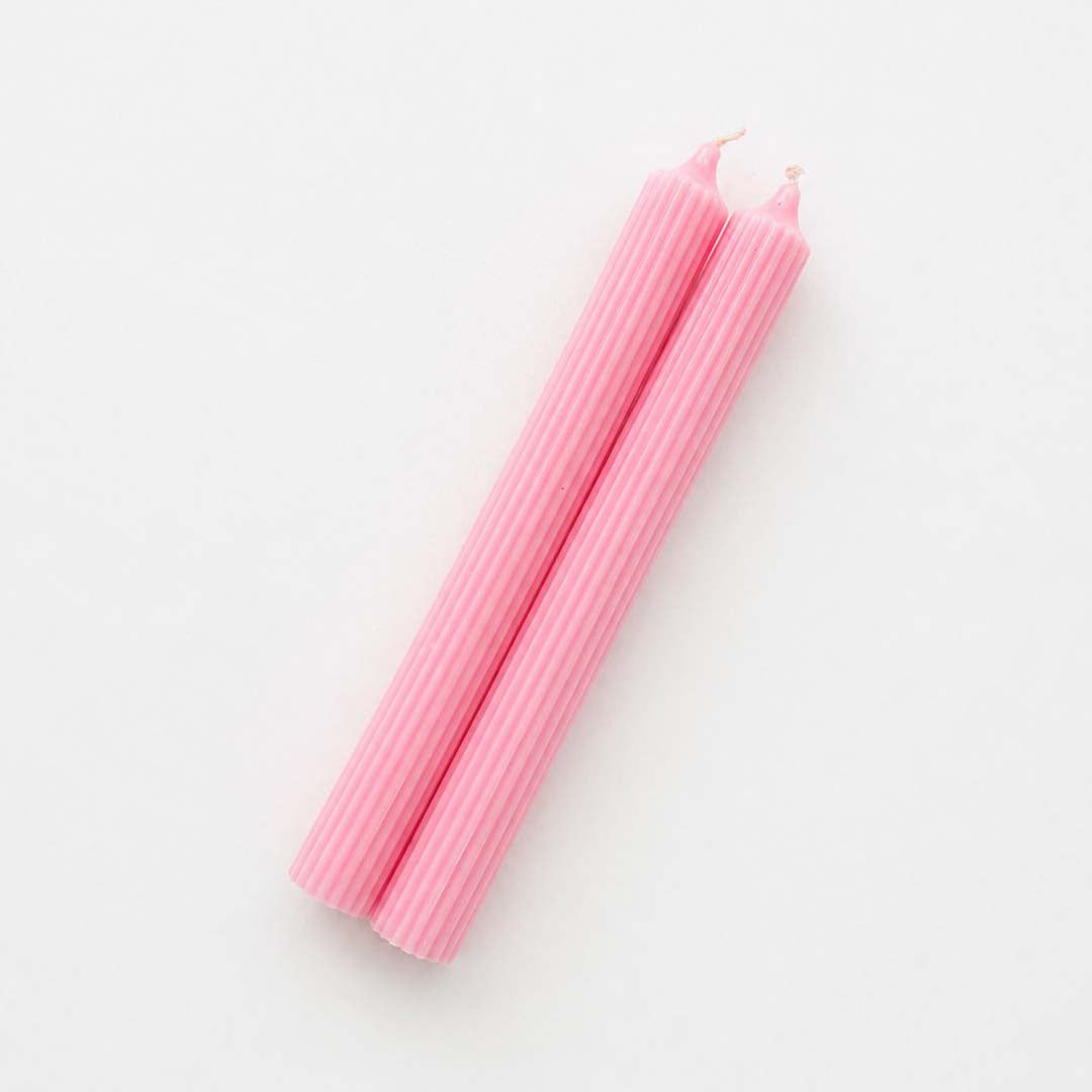 Blush Pink Bloom – Soy Pillar Candle Set