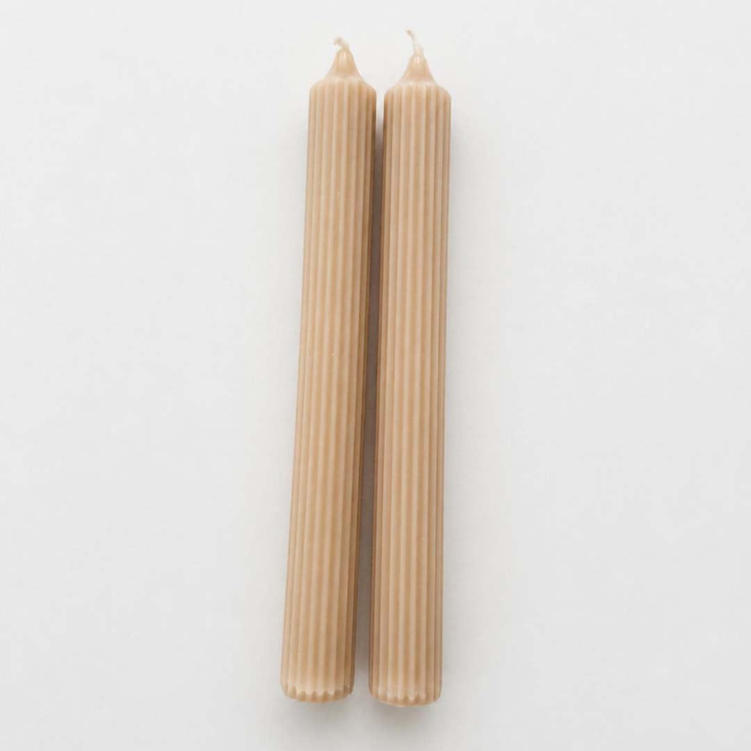 Beige Desert – Soy Pillar Candle Set