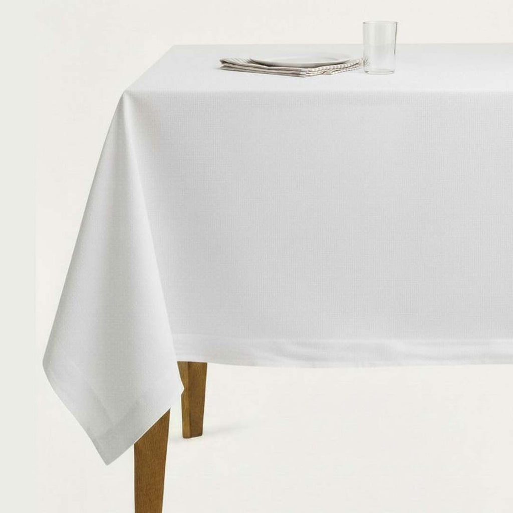 Minimal Off-White Premium Table Cloth (6-Seater) (160 × 245 cm)