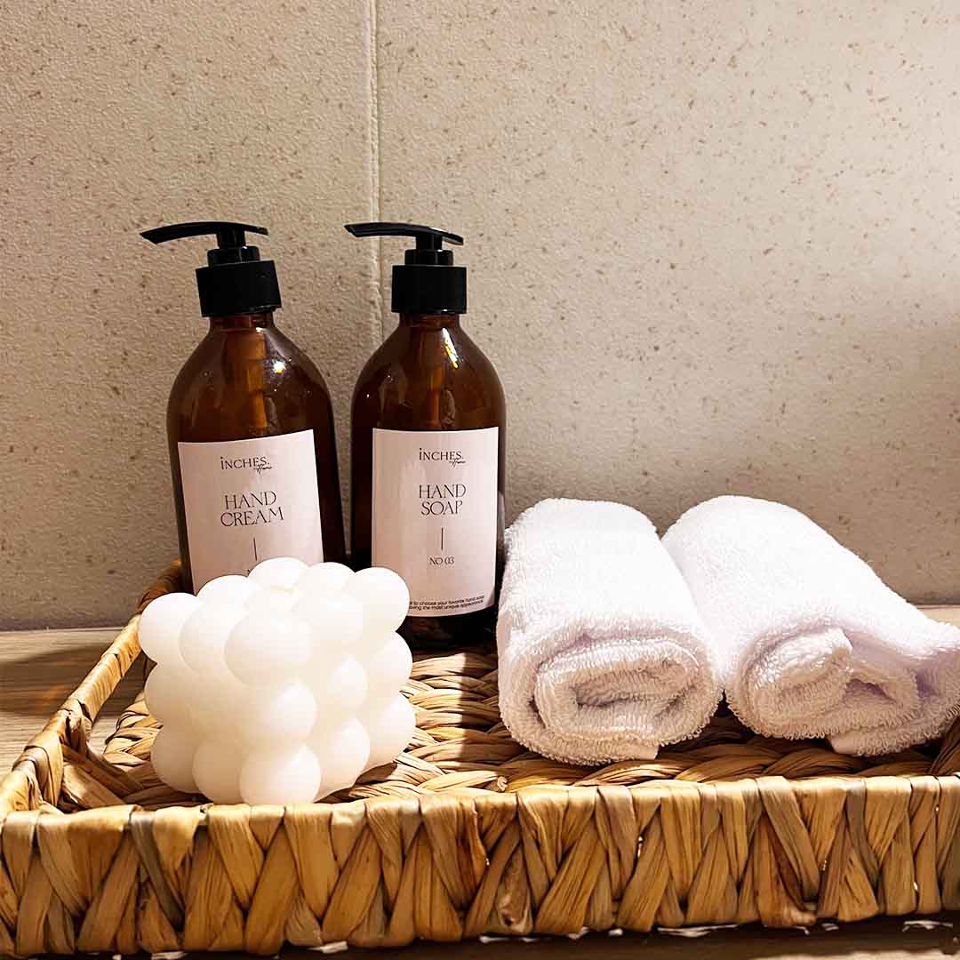Inches Bathroom dispenser set
