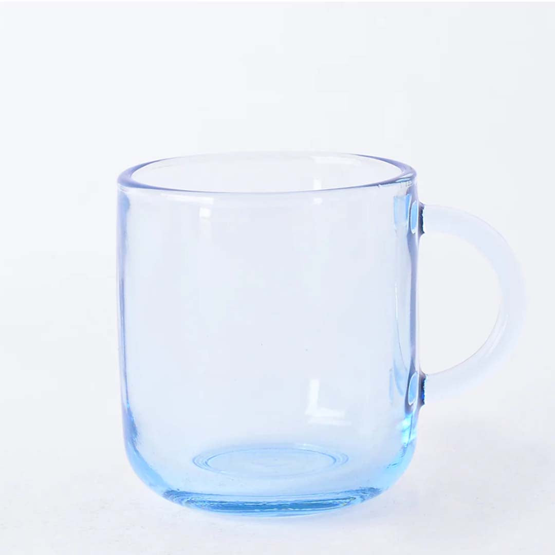 Coastal Blue Glass Mug