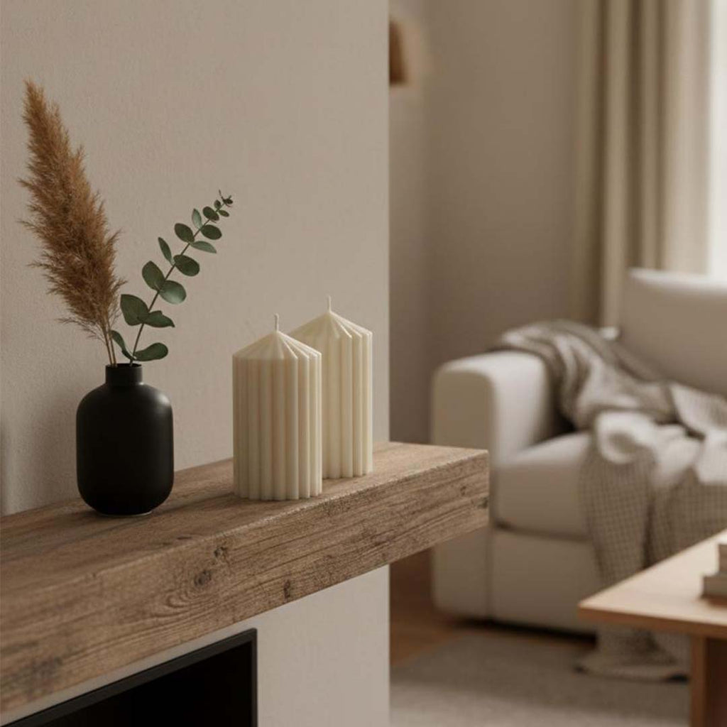 Silo Pillars Candle Set (set of 2)