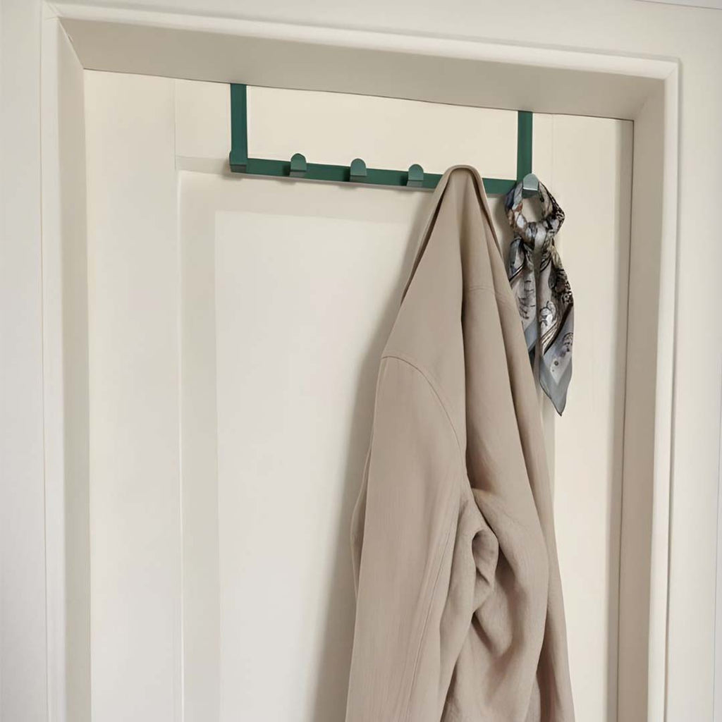 Seamless Metal Door Hook Hanger Olive