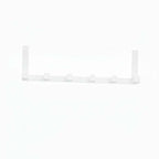 Seamless Metal Door Hook Hanger White