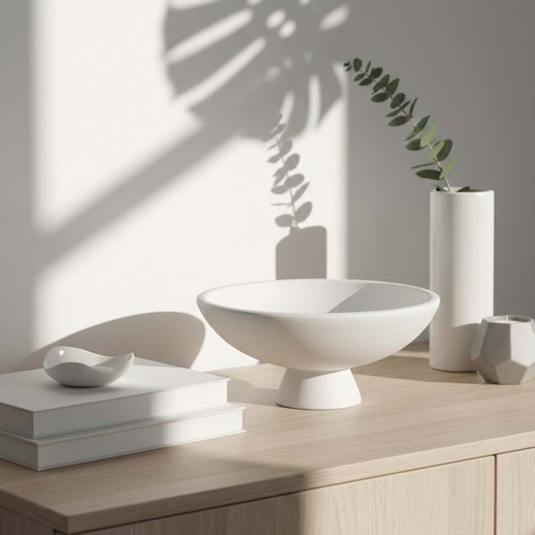 Mist Grey Decorative Bowl