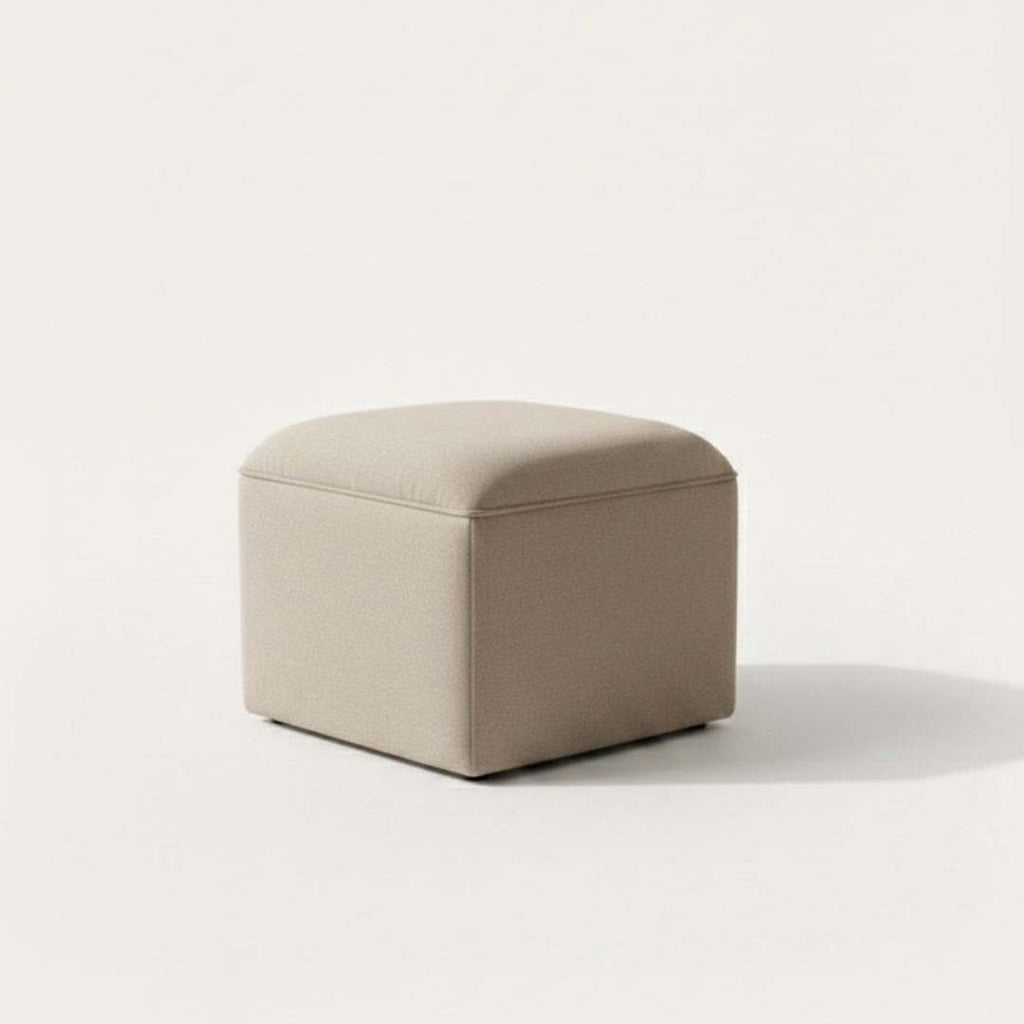 Beige Warm Pouf