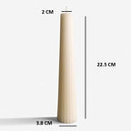 3 Long Pillar candles