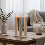 3 Long Pillar candles