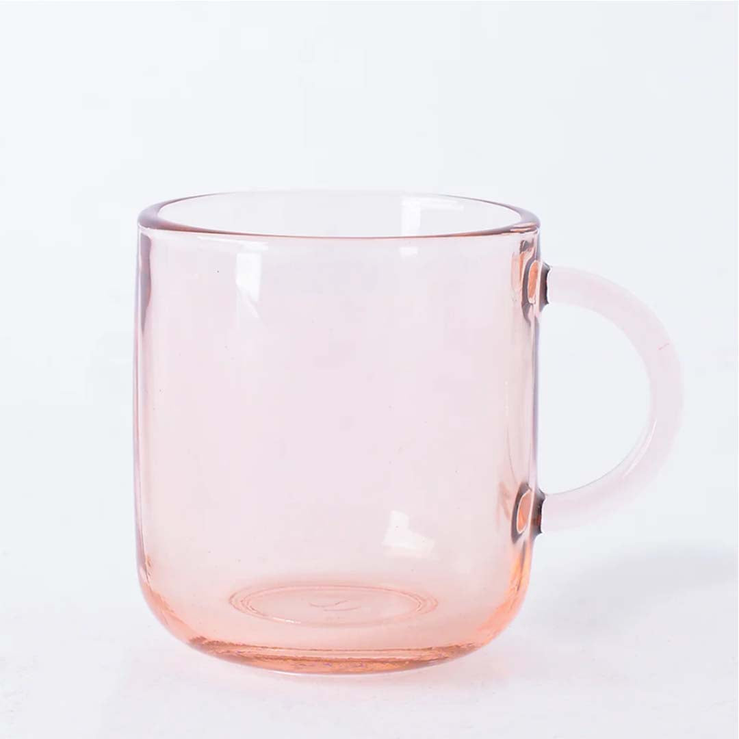 Rose Mist Glass Mug