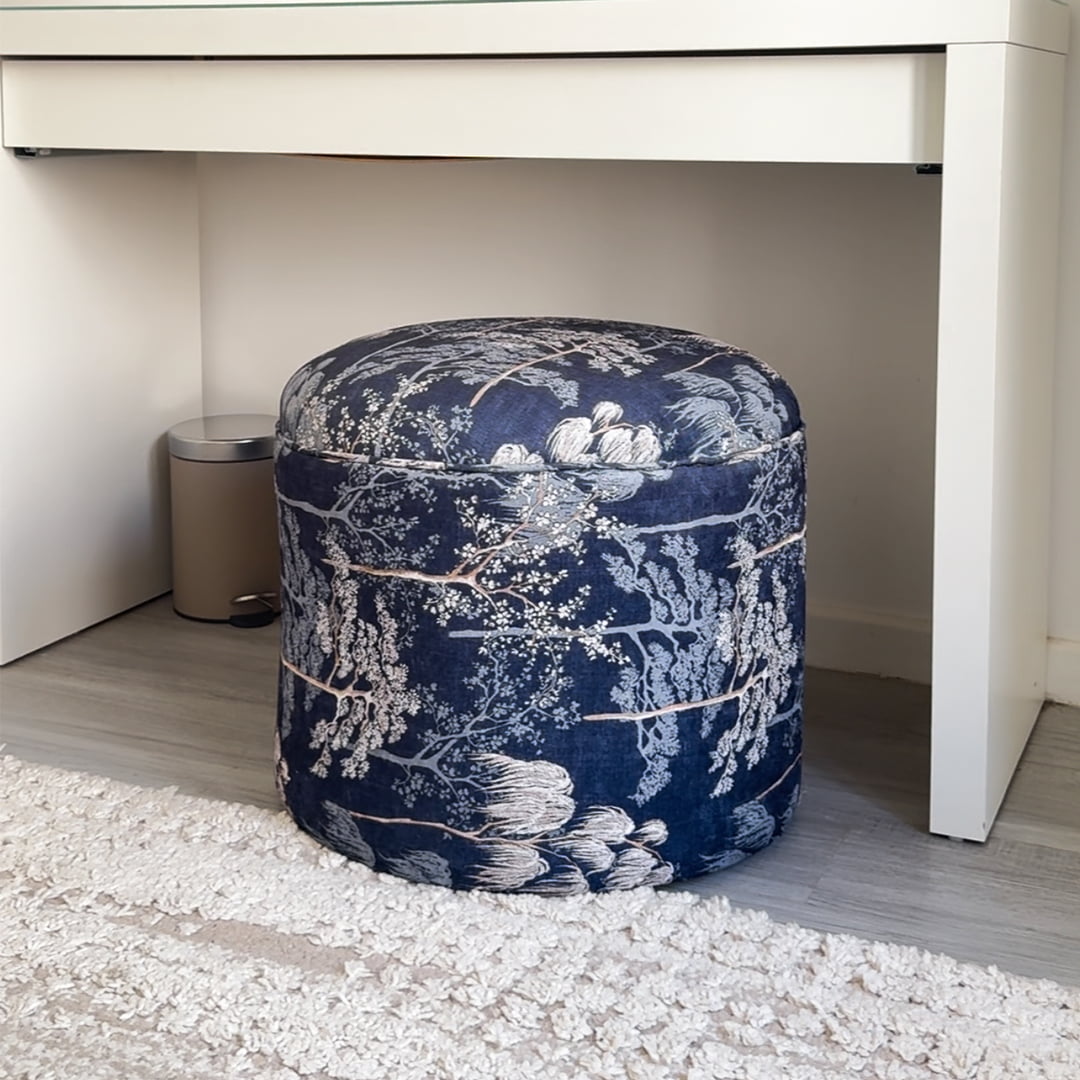 Cottage blue  Pouf
