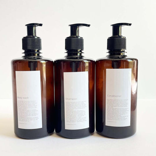 Amber Luxe – Bathroom Dispenser Set