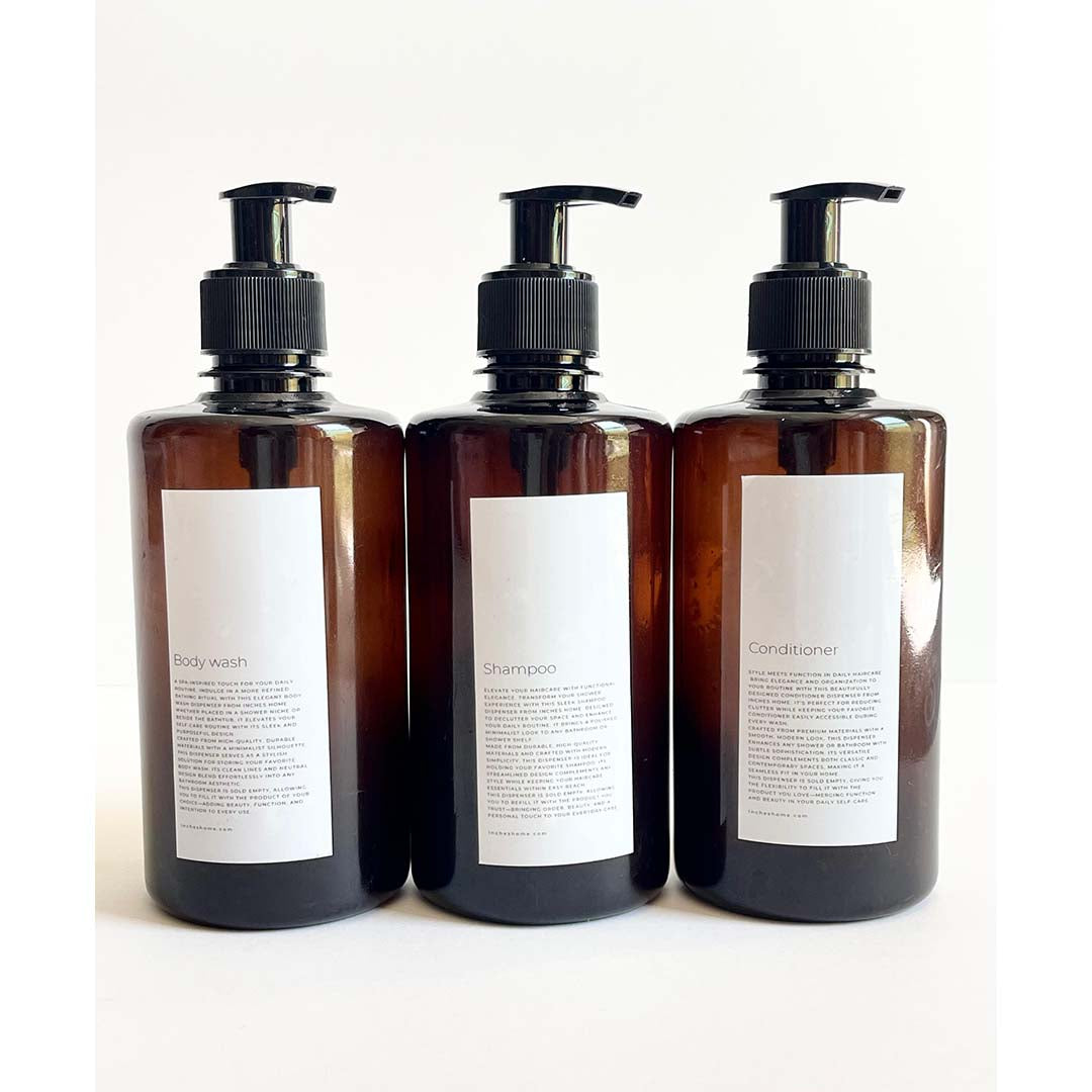 Amber Luxe – Bathroom Dispenser Set