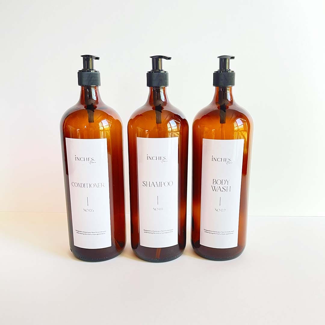 Shower bathroom dispenser set 1000 ML