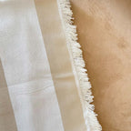 Striped beige Sofa cover