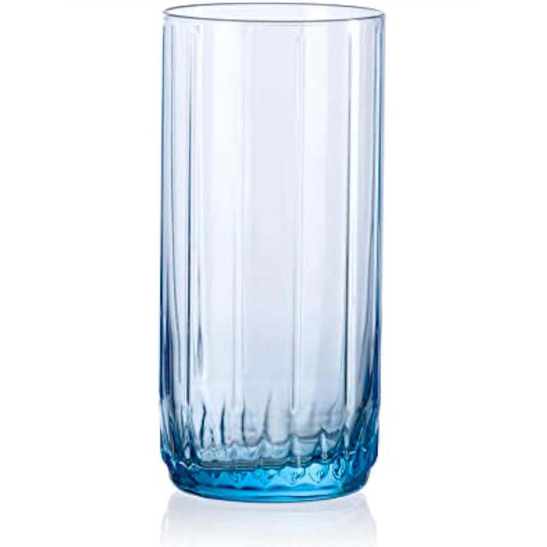 Aqua Tall Glass Cup