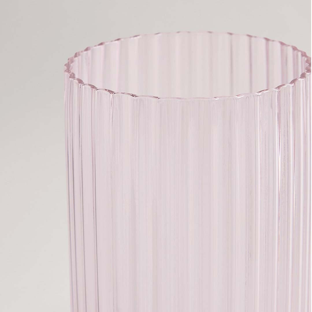 Blush Tall Glass Cup