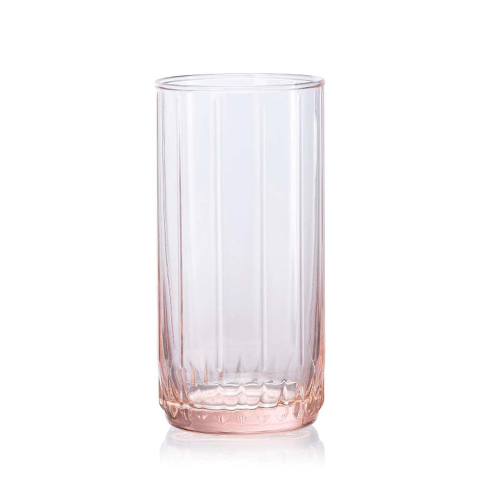 Blush Tall Glass Cup