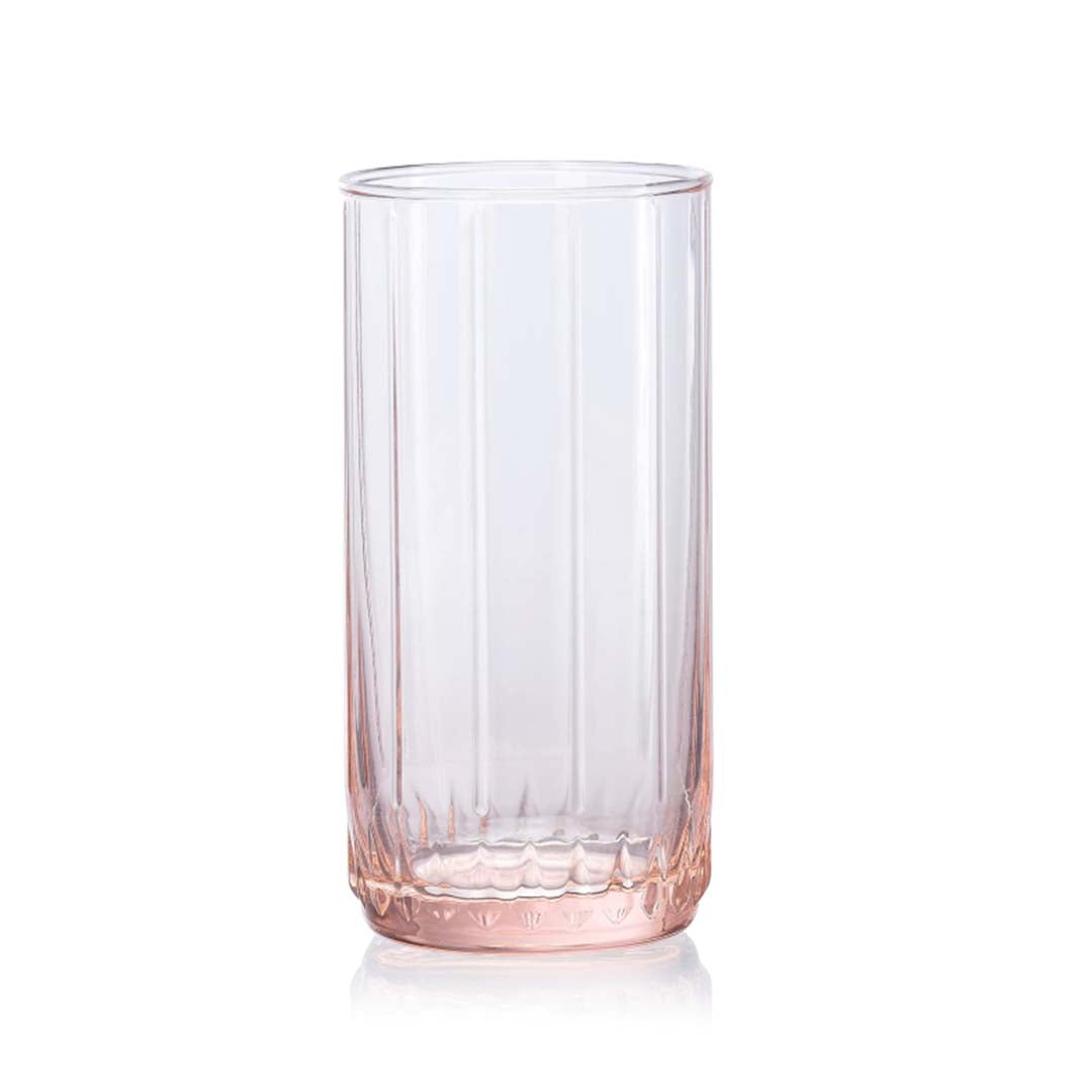 Blush Tall Glass Cup