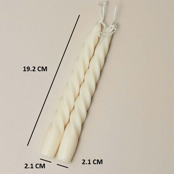 2 Taper Candles