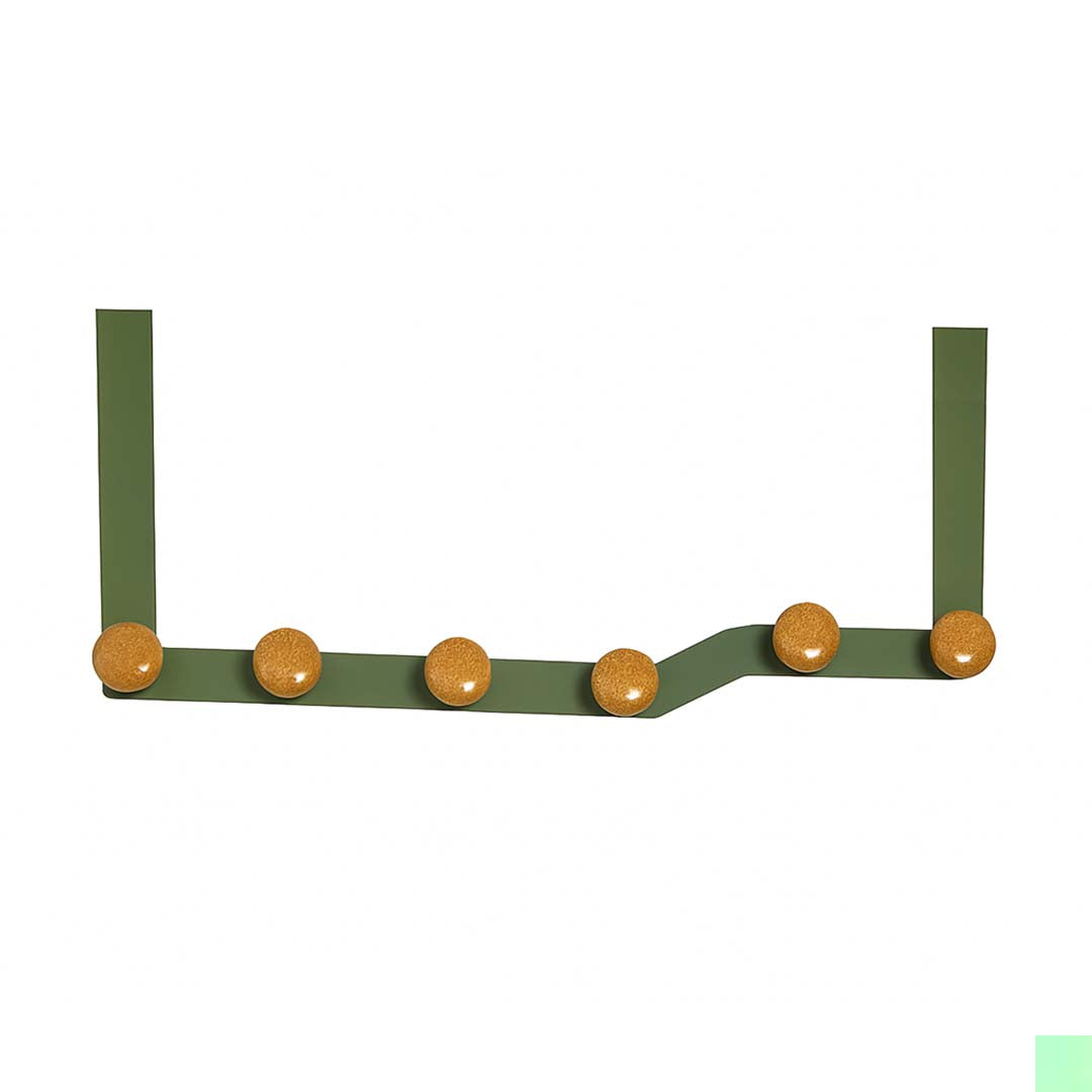 Zigzag Door Hook Hanger Beige Olive